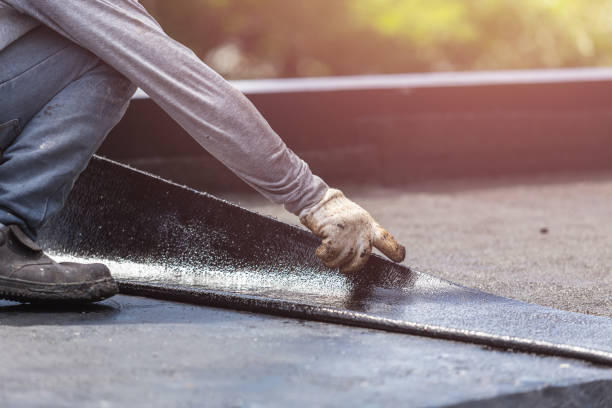 Professional Waterproofing technician working in Lithopolis, OH